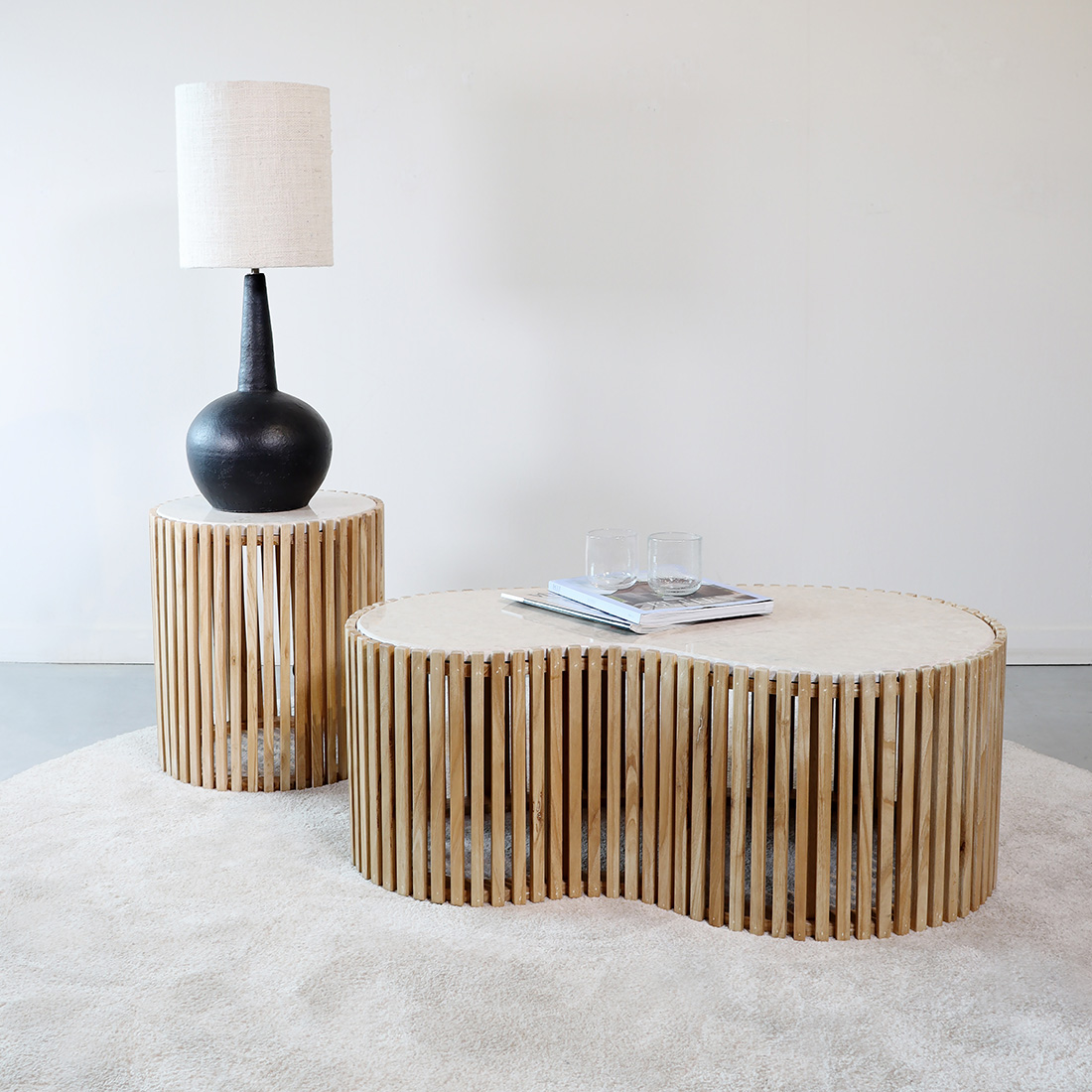 Bijzettafel Infinity TASU7 - Rond