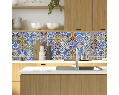 Keukenachterwand mySpotti Profix Pablo tegel, tegellook, 100 x 60 cm, PX-10060-852-HB