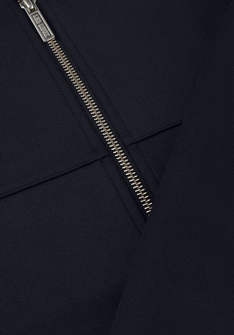 donkerblauwe les deux vest ballier track jacket