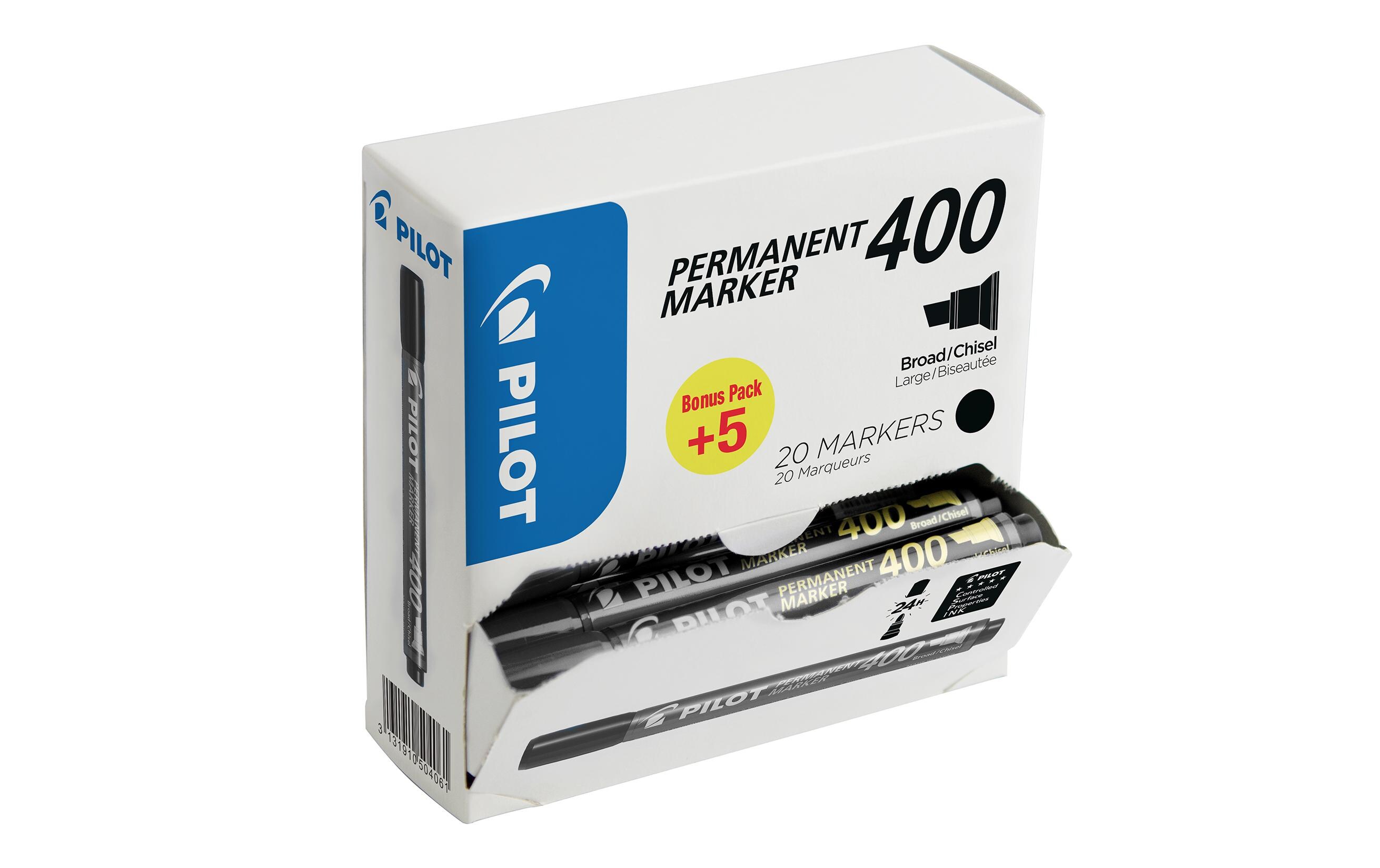 Permanent-Marker 400 XL 15+5 Gratis SchwarzMarker mit Rundspitze