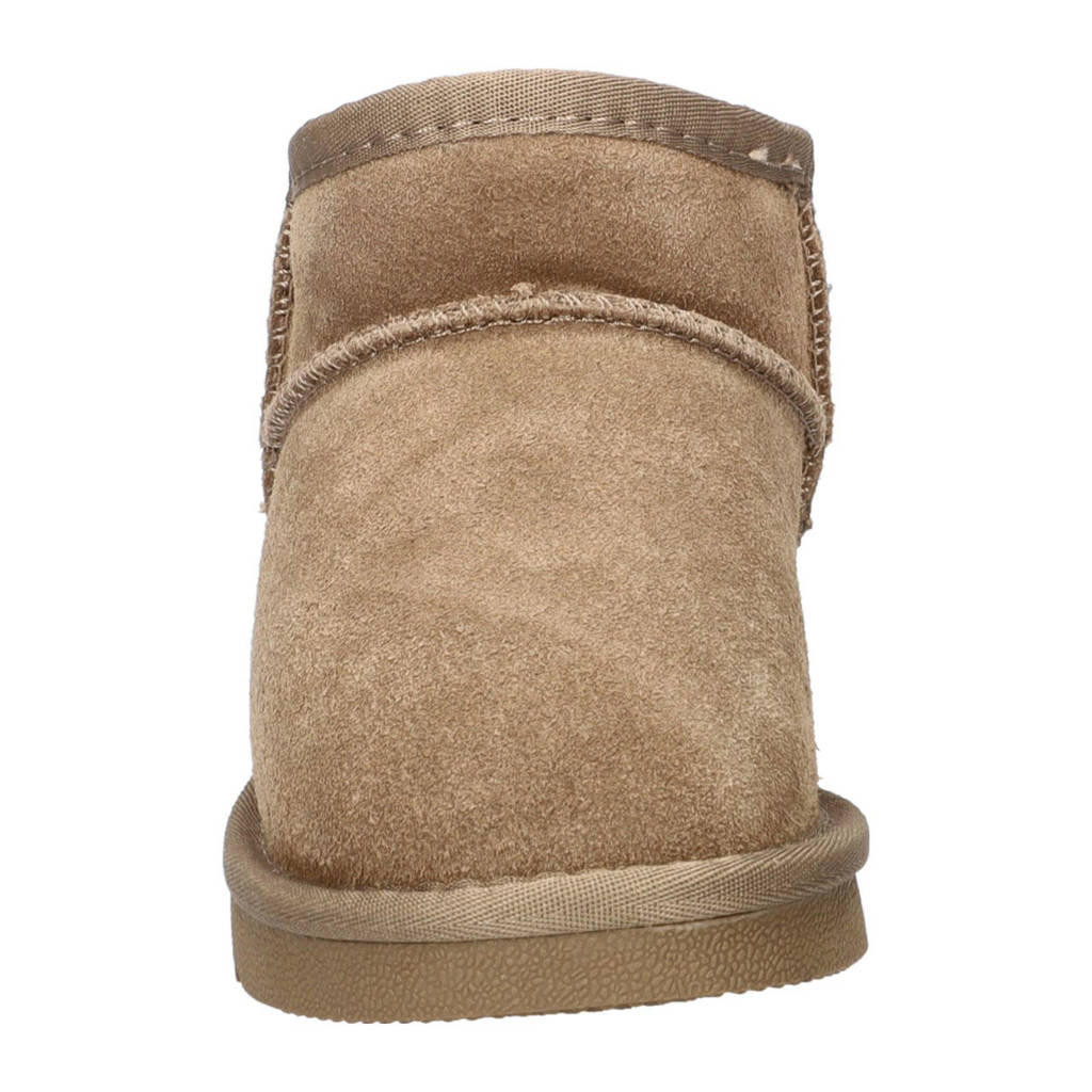Nelson Kids suède enkelboots taupe