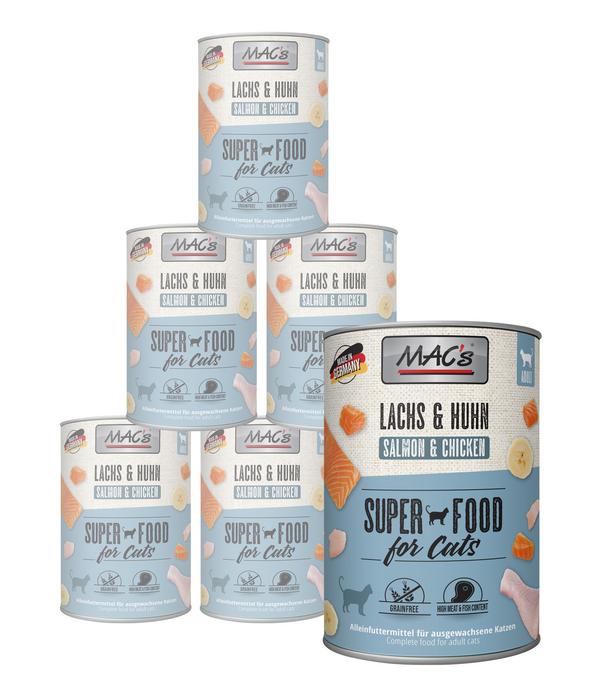 MAC's CAT Nassfutter für Katzen Fleischmenü,