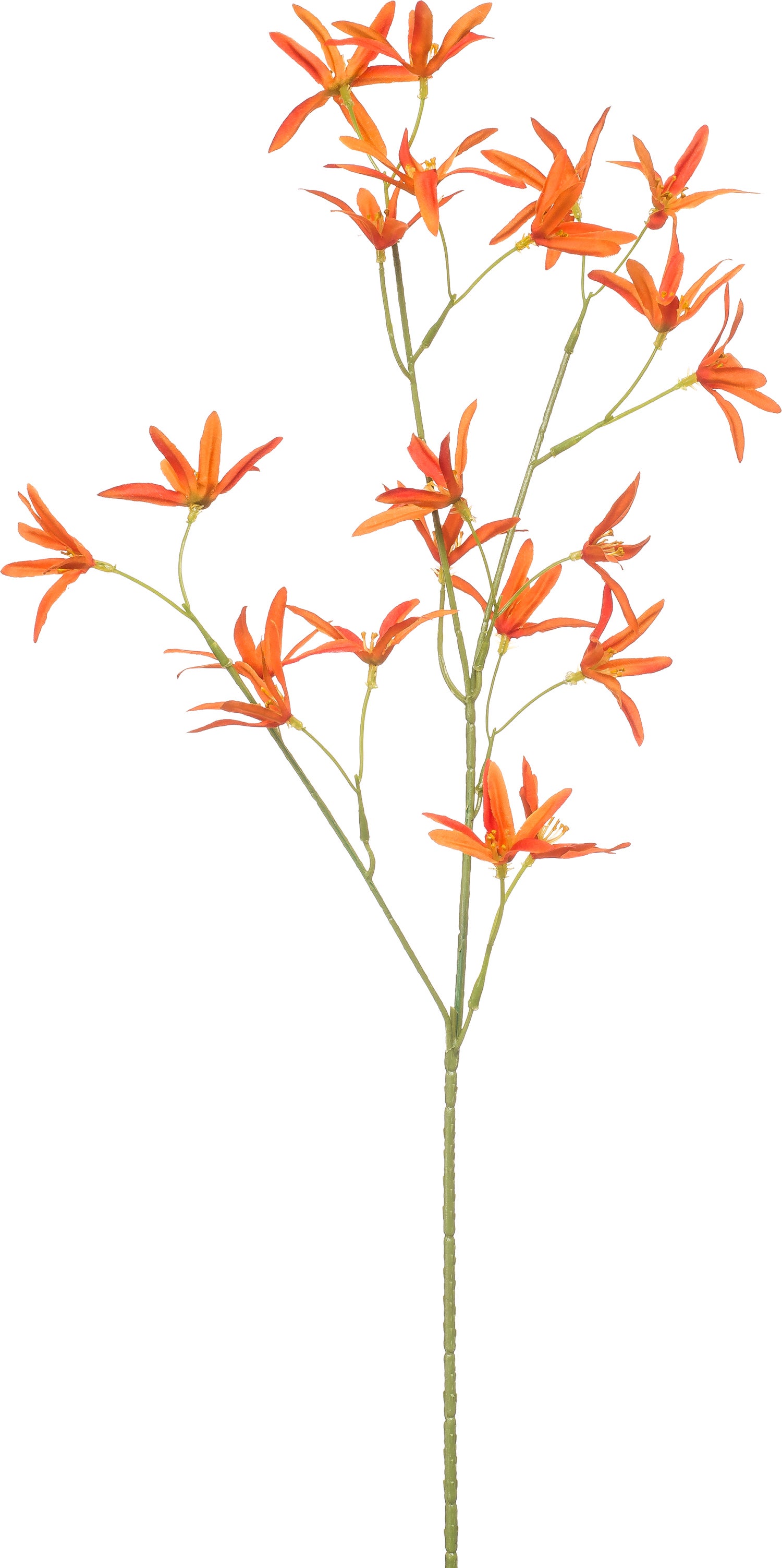 Emerald kunstbloem Daglelie oranje 70 cm