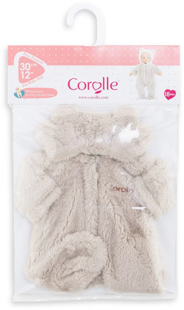 BB30 - PILOTE OURSON POUR POUPON 30 CM - COROLLE VETEMENTS