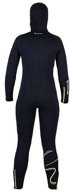 AQUALUNG - COMBINAISON DE PLONGEE AVEC CAGOULE WAVE 6MM FEMM