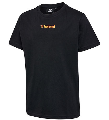 Hummel T-Shirt - hmlTex - Schwarz m. Print