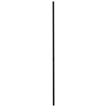 Hoekprofiel kunststof zwart 30x30 mm 260 cm