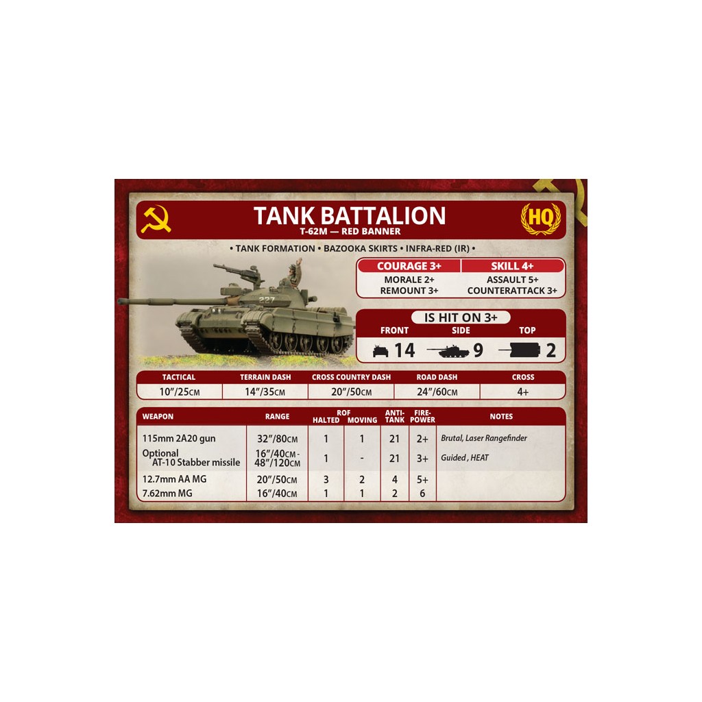 Team Yankee - T-62M Tank Company