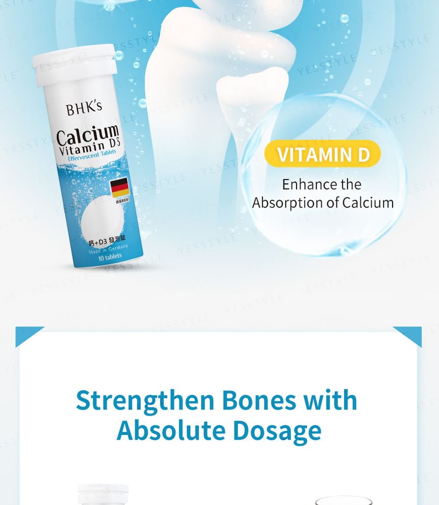 BHK's - Calcium + Vitamine D3 Bruistabletten