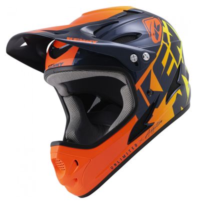 Casque Intégral Kenny Down Hill 2022 Graphic Orange