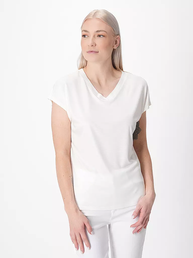 COMMA T-Shirt weiss