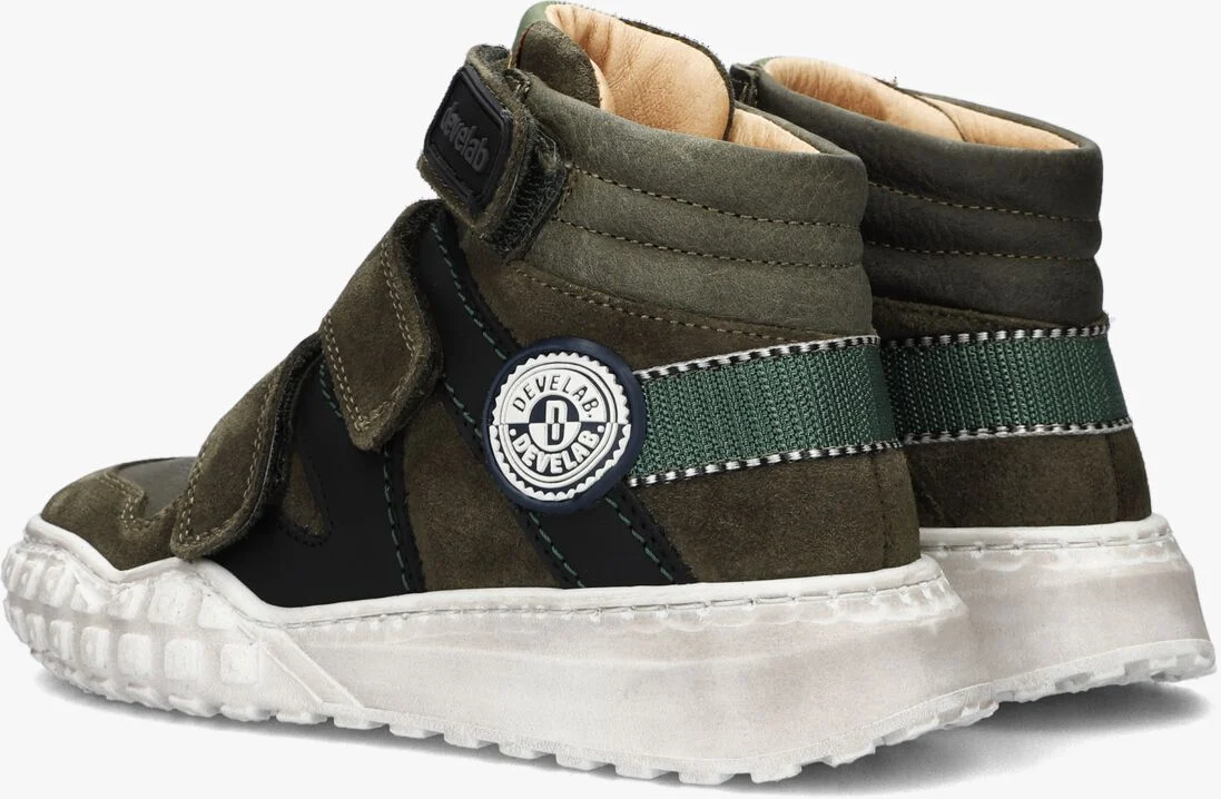 DEVELAB groene develab hoge sneaker 45689