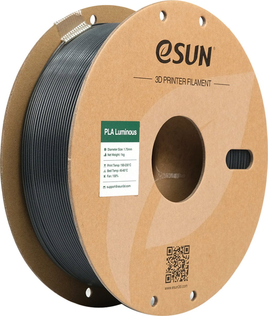 eSUN  PLA-Luminous Green, 1,75 mm / 1000 g    Fluoruszierendes PLA in Grün