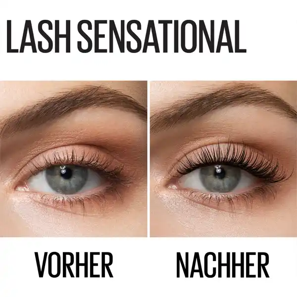 Lash Sensational Voller-Wimpern-Fächer Mascara Very Black Doppelpack