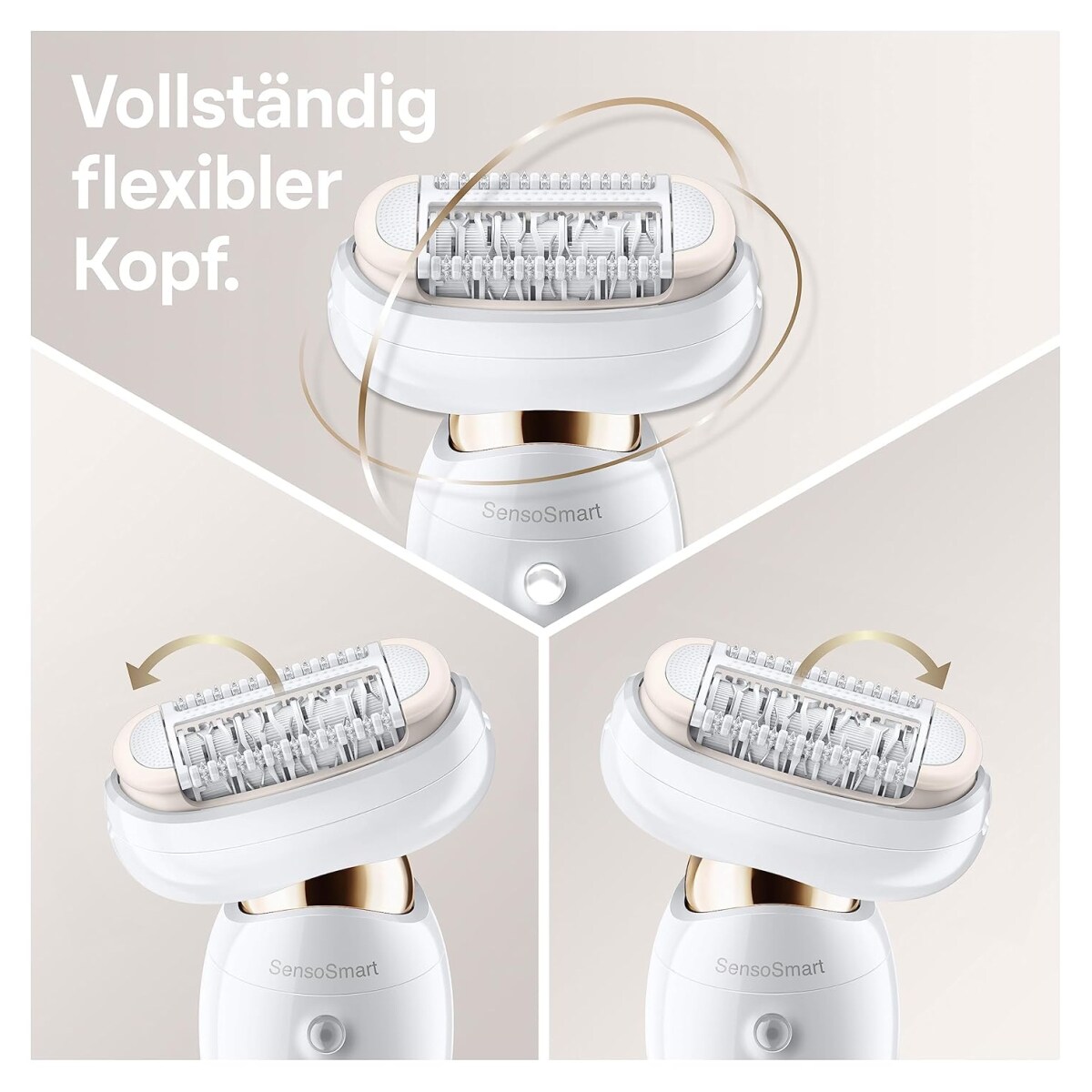 Braun Silk-épil 9 Flex Epilierer Set mit flexiblem Kopf und 9 Aufsätzen