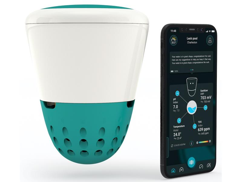 Ondilo Messgerät ICO Pool Salzwasser Wasserqualitätsüberwachungsgerät für Spa und Pools