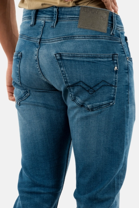 Jeans replay ma972z grover straight 009 medium blue