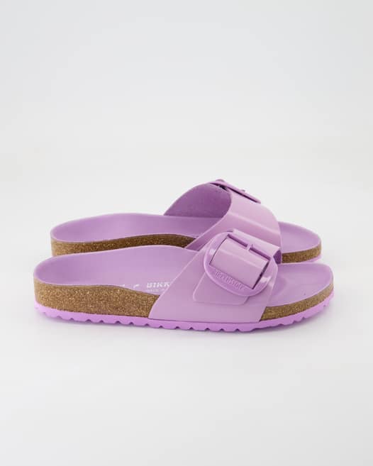 Birkenstock Madrid Big Buckle Pantoletten in Lila