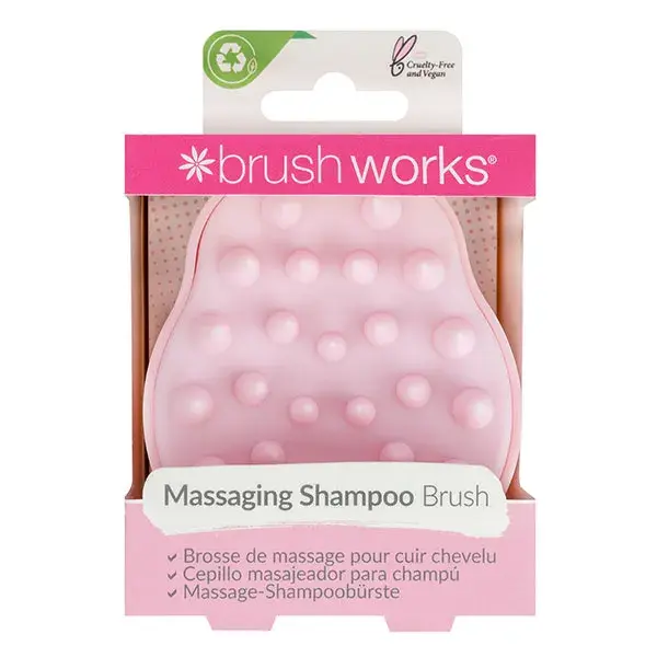 Brushworks Brosse de shampoing massage du cuir chevelu