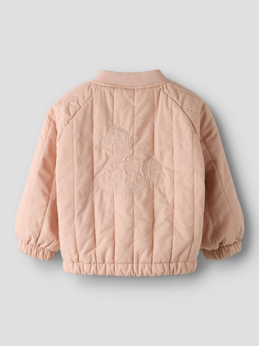 Lil' Atelier Lil' Atelier bomber jacket NBFlio  cameo rose swan