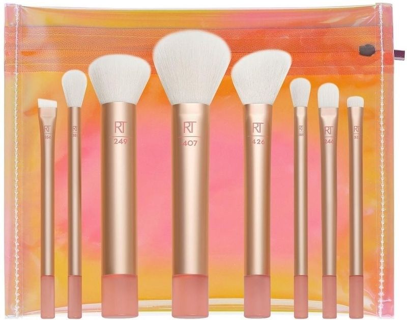 Real Techniques The Wanderer Travel Brush Kit Penselensets 1 stuk.