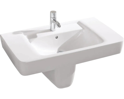 GEBERIT Renova Plan halfzuil wit incl. bevestiging 292110000