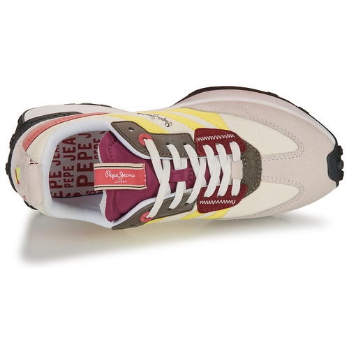 Pepe jeans - LUCKY MAIN - Blanc / Beige / Bordeaux