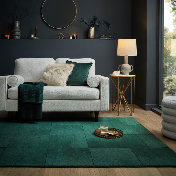 Handgetuft vloerkleed - Dido Groen