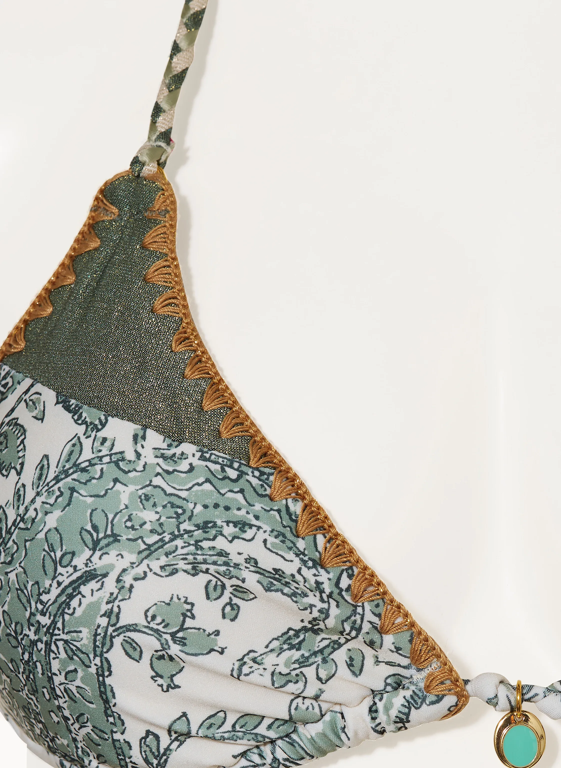 BANANA MOON COUTURE Triangel-Bikini-Top BOSCO NASSIMIA mit Glitzergarn