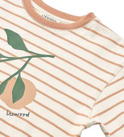 Liewood T-Shirt - Tyler - Peach/Stripe Toskana Rose