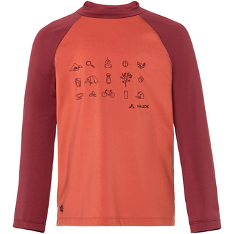 Vaude Solaro Langarmshirt Hotchili Kinder