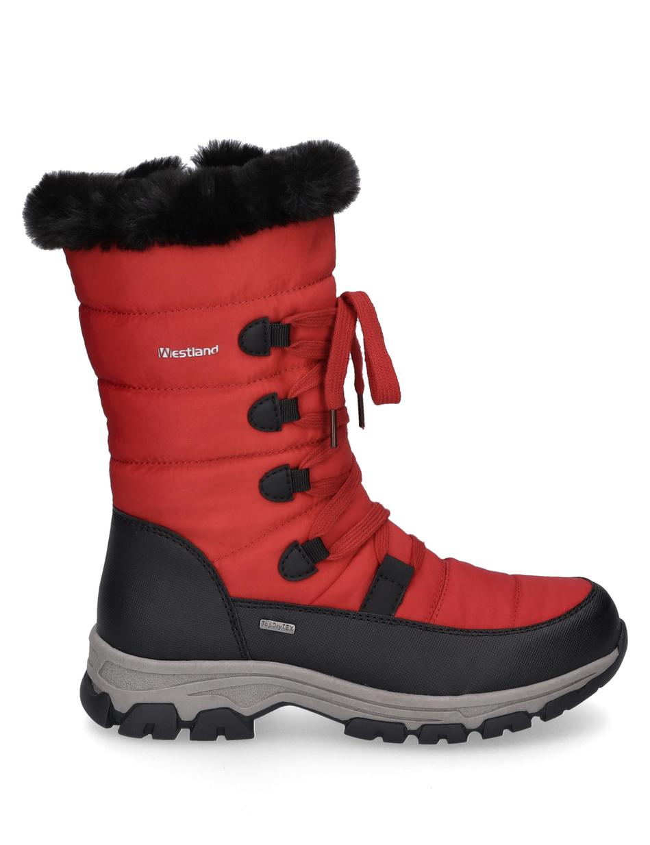 Stiefel Chambery 01, schwarz-rot