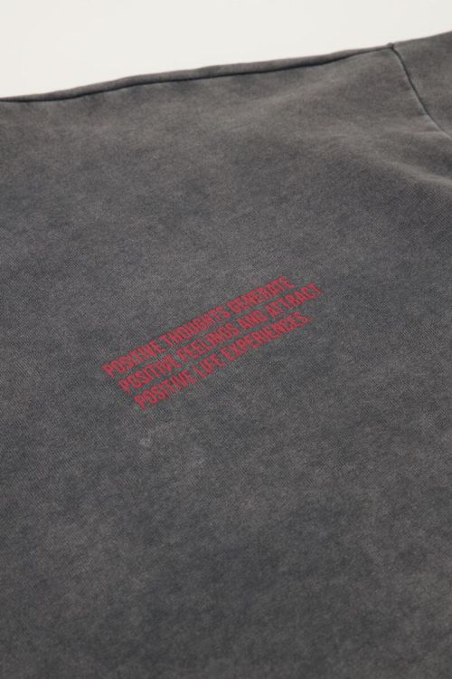 Donkergrijze sweater the journey
