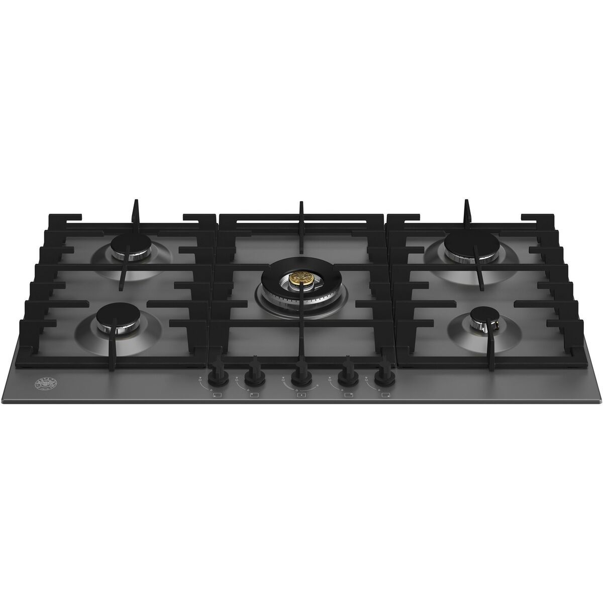 Modern P905CMODNE 5-bluss gasskokeplate 90 cm, matt svart