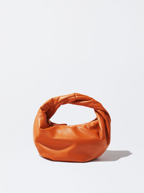 Mini Bolsa Franzida - Laranja