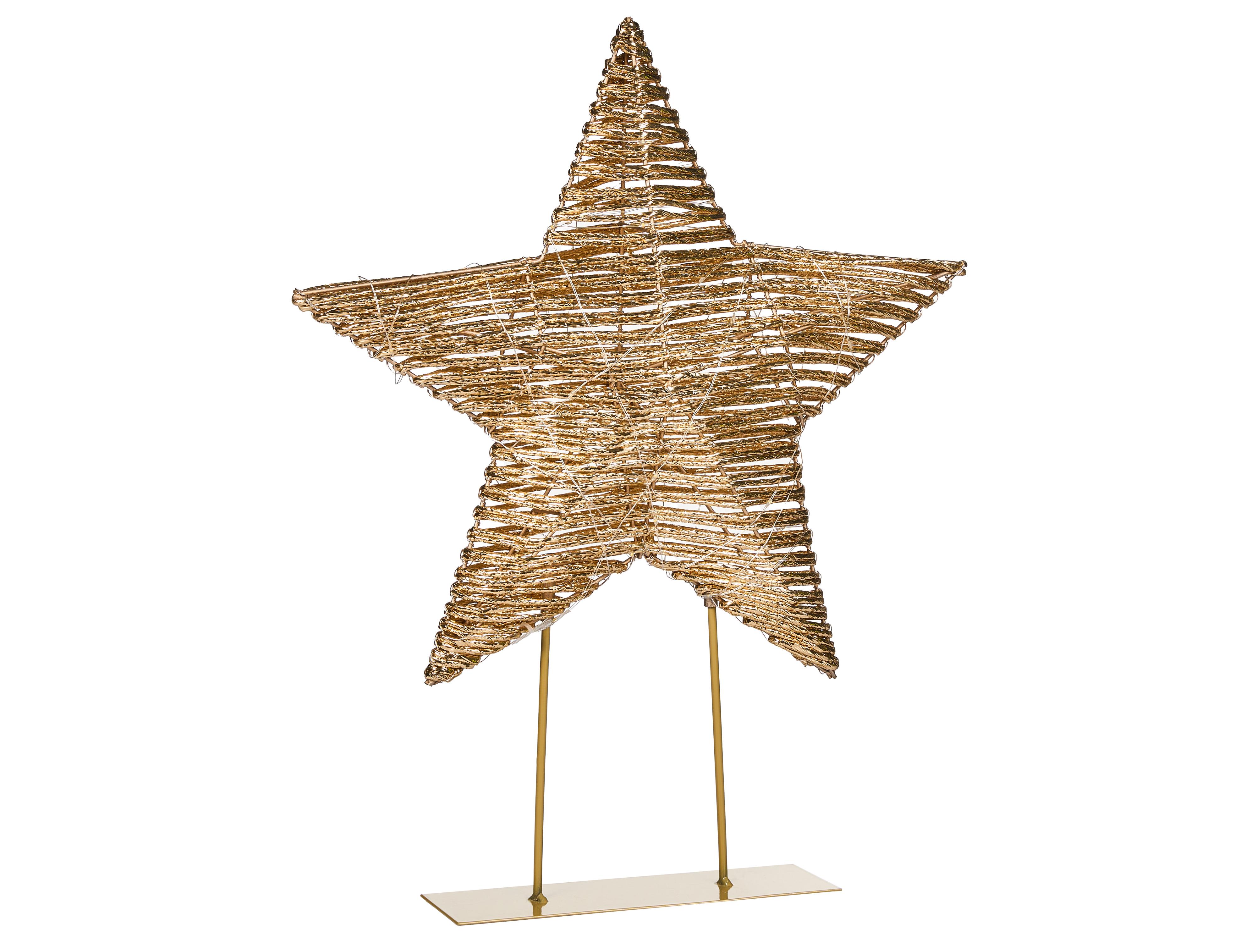 Kerstdecoratie LED FARUP Ster 51 cm Goud