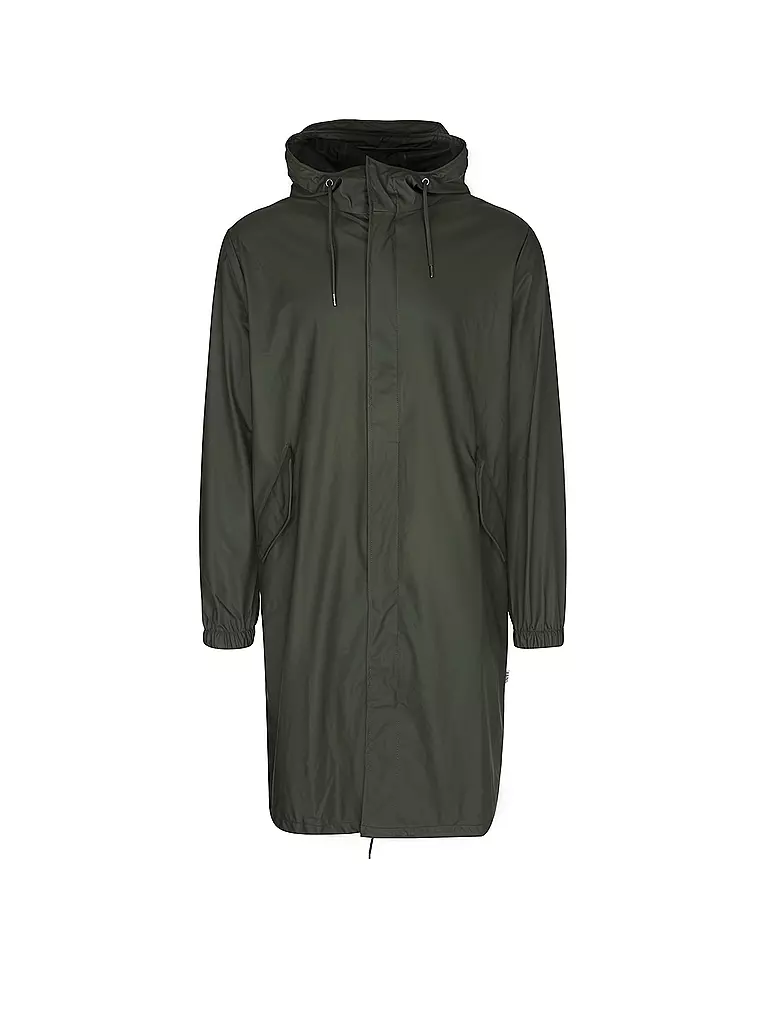 RAINS Parka - Regenjacke dunkelgrün