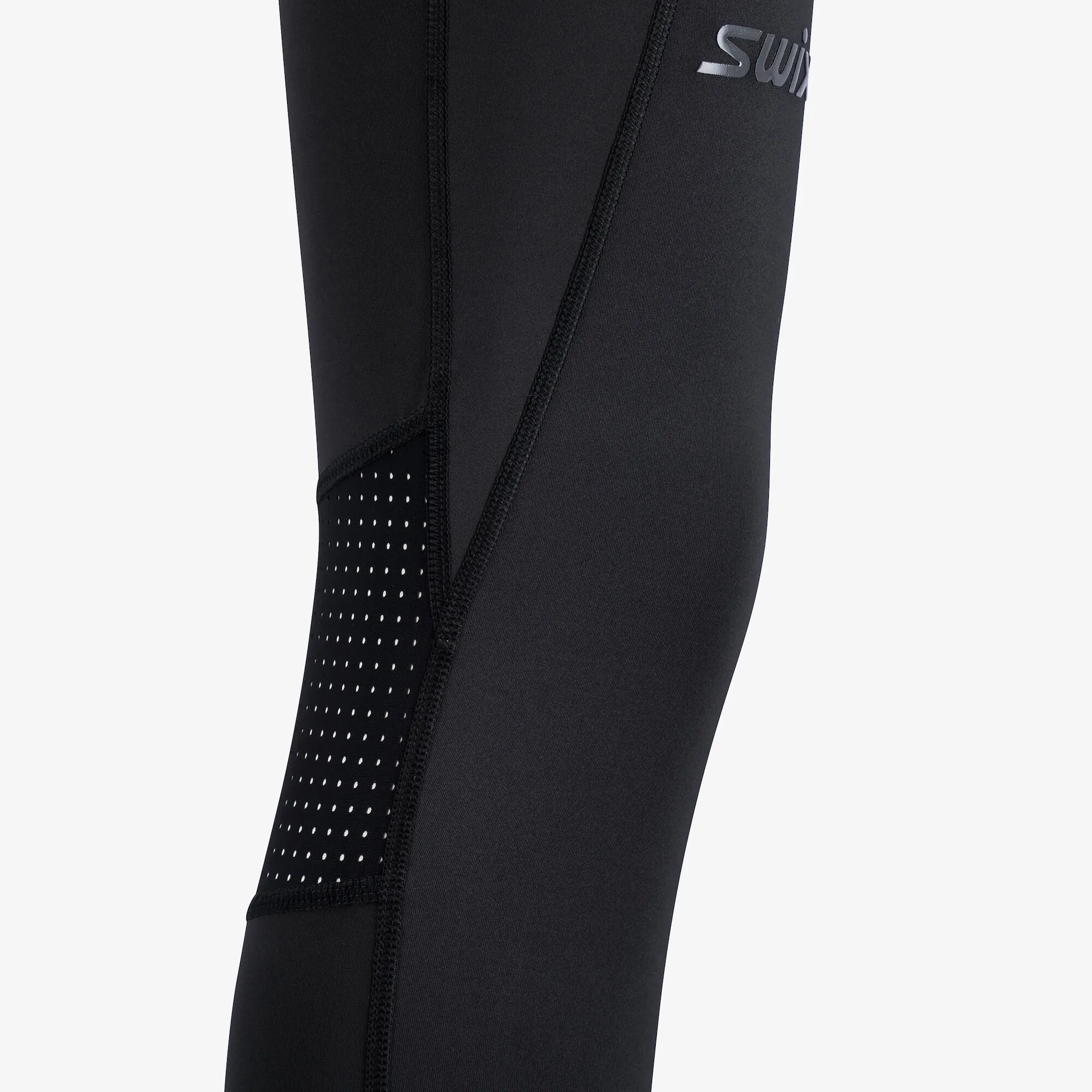 Swix Pace High Waist Cropped Tights W Black