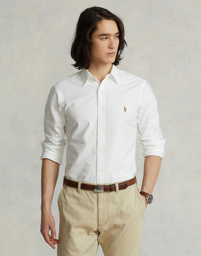 Polo Ralph Lauren Slim Fit Oxford Shirt Hvid