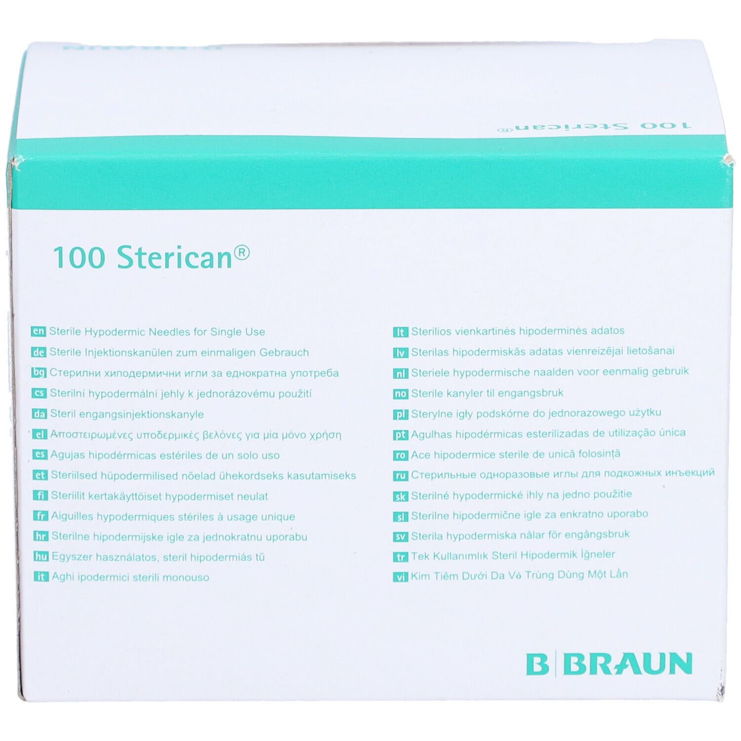 Sterican® Insulinkanüle G26 x 1/2 Zoll 0,45 x 12 mm braun