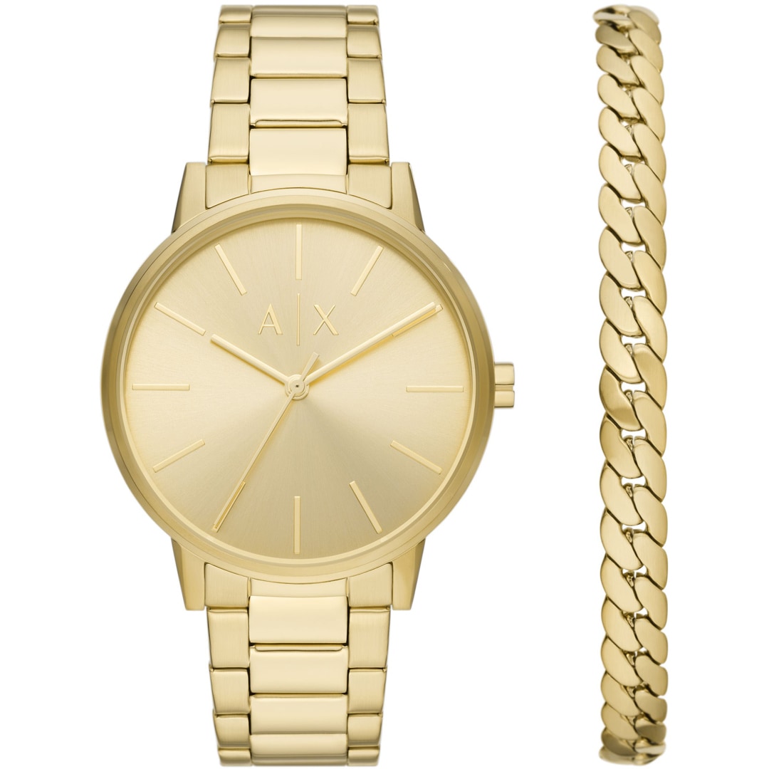 Armani Exchange Cayde Goldig Set