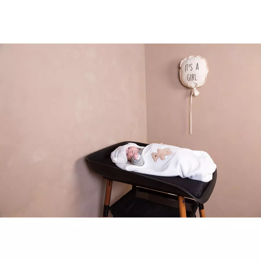 CHILDHOME Evolux Wickeltisch nussbaum schwarz