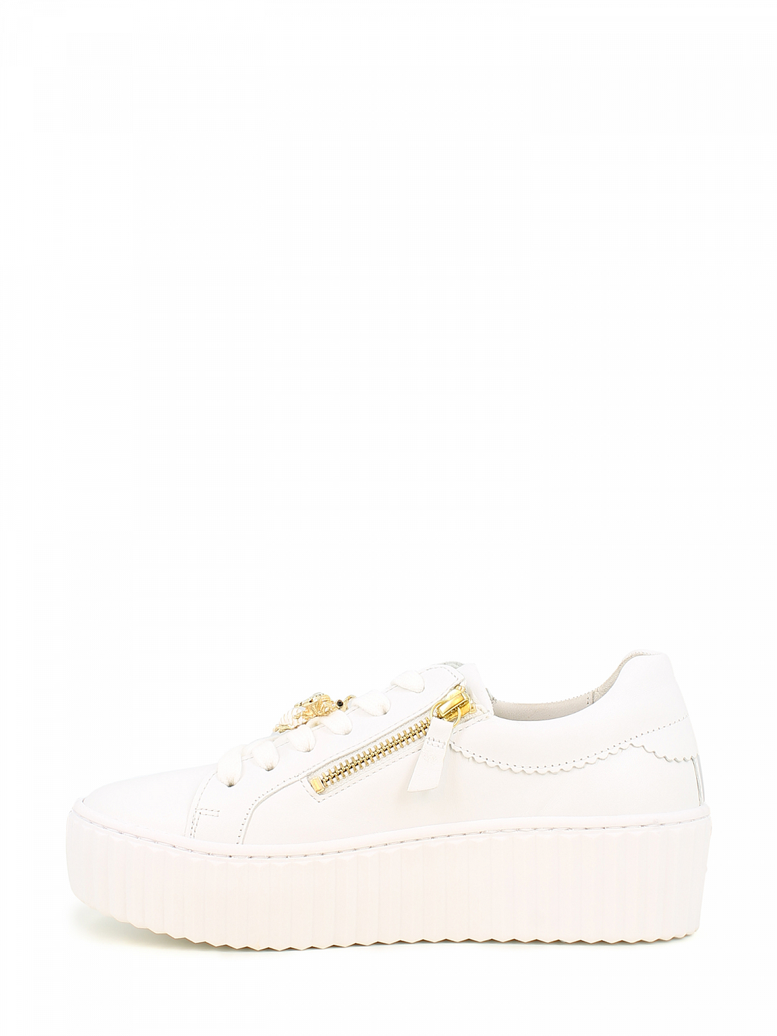 Gabor Beetle Platform Leather Sneaker