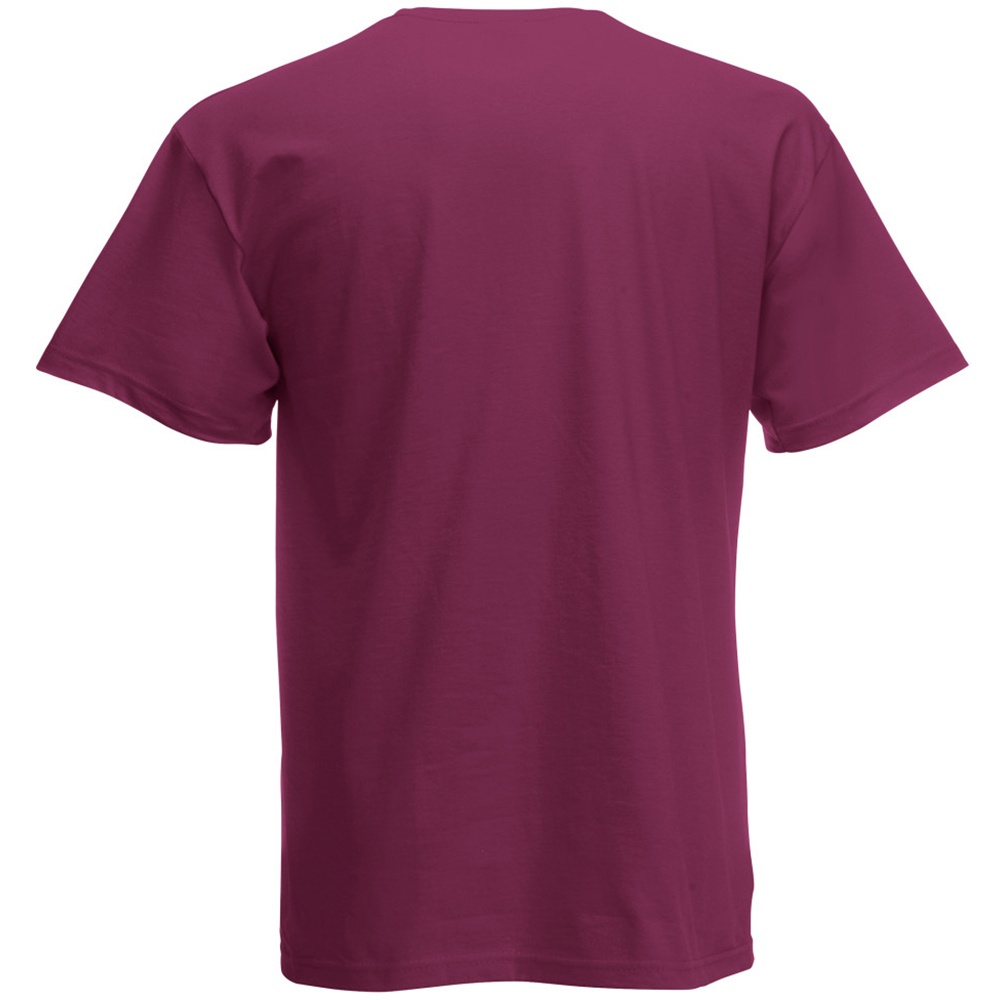 Camiseta básica de manga curta original Fruit of the Loom de alta qualidade