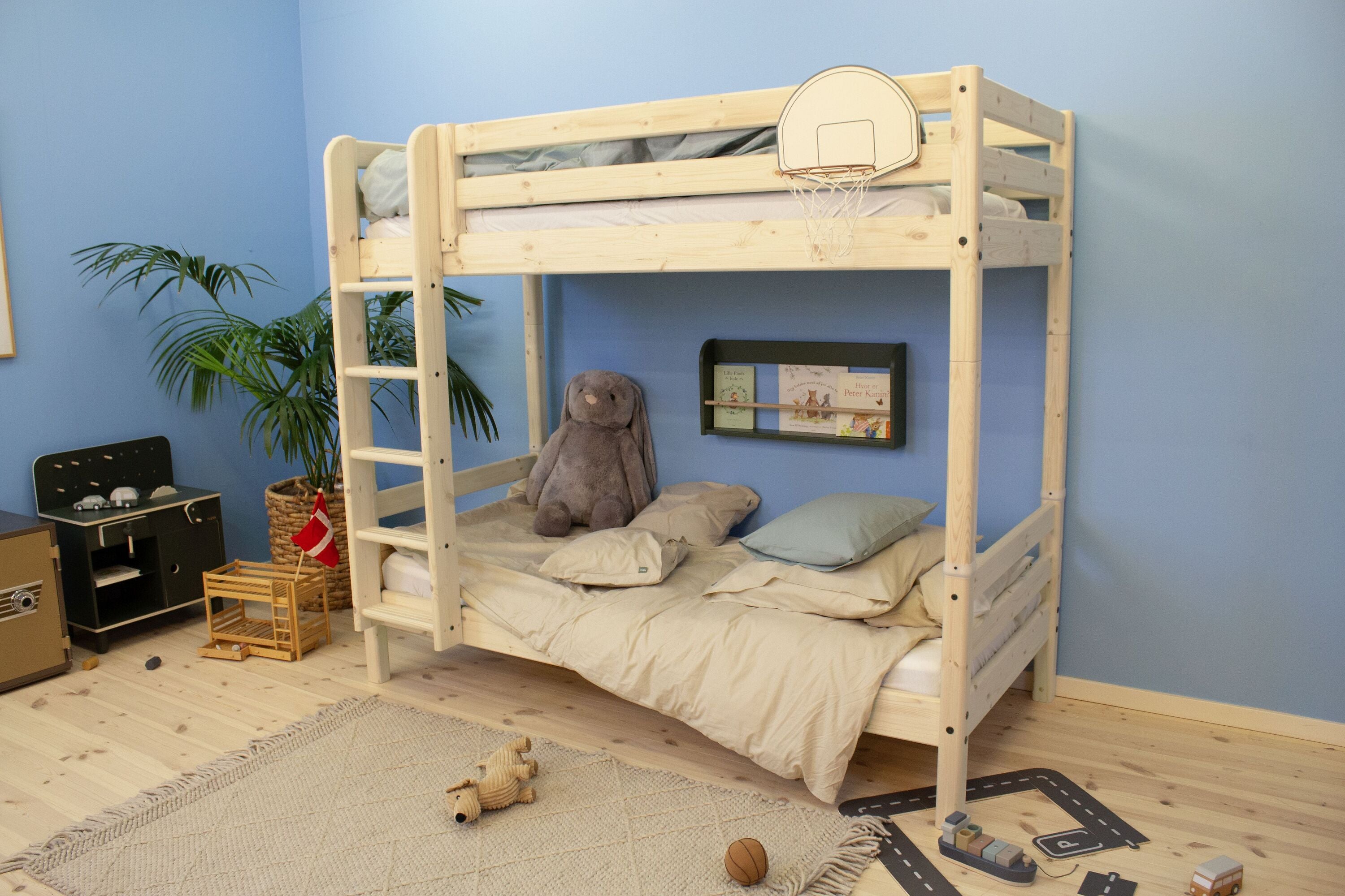 Flexa CLASSIC Etagenbett - Kiefer natur / B: 110.0 cm x T: 210.0 cm x H: 184.0 cm