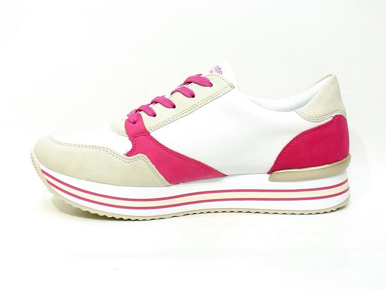 Remonte D1323 crema/weiss/magenta/orange/fuc