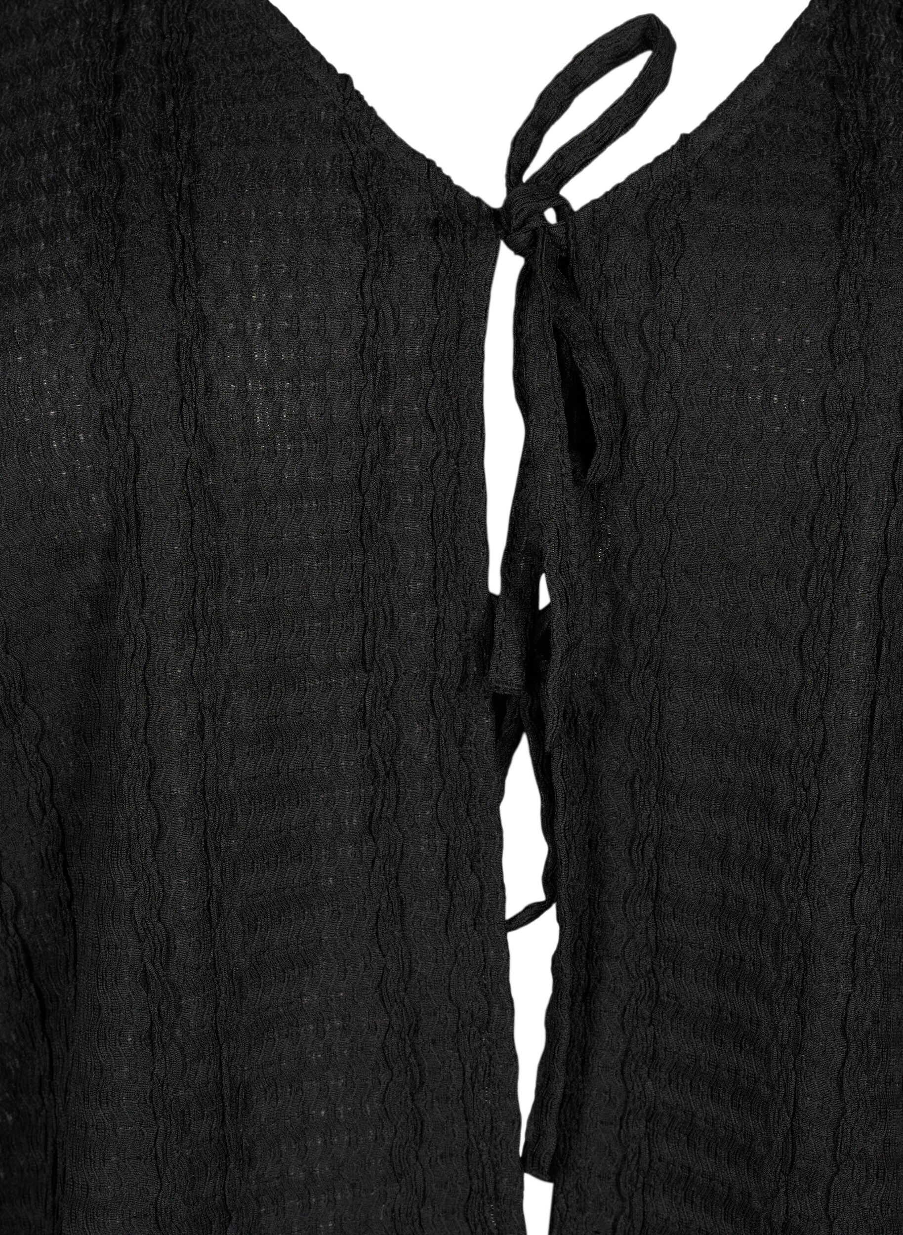 Cardigan med bindebånd
