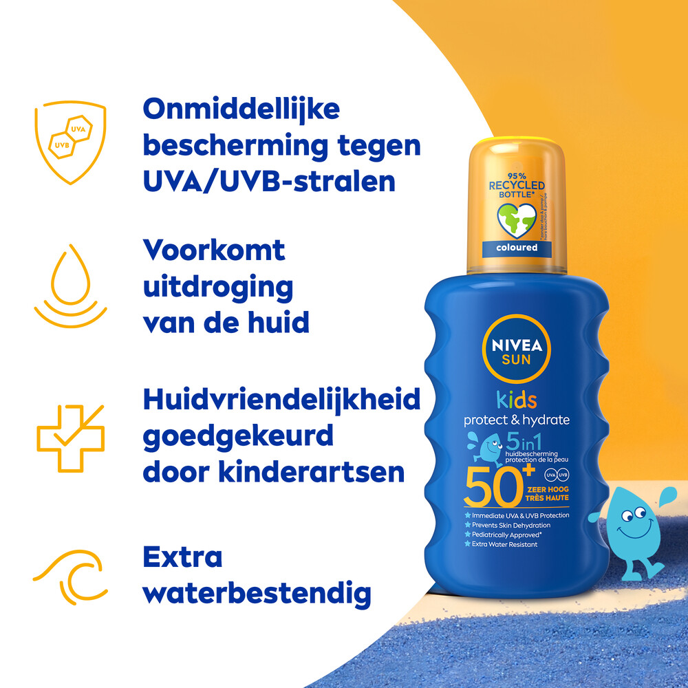 Nivea Sun Zonnespray Kids Protect & Play SPF 50+200 ml