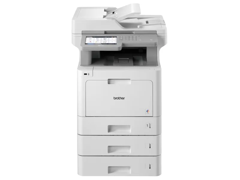Brother MFC-L9570CDW - Multifunktionsprinter - farve - laser - A4/Legal (medie) - op til 31 spm (udskriver) - 300 ark - 33.6 Kbps - USB 2.0, Gigabit LAN, Wi-Fi(n), USB vært, NFC - med Brother PRINT AirBag til 400.000 sider