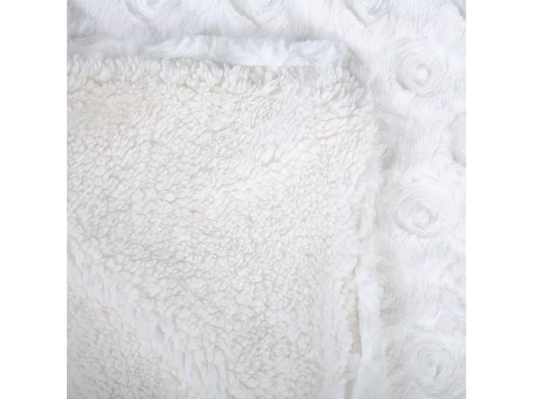 Couvre-lits KANDILLI 200 x 220 cm Blanc cassé
